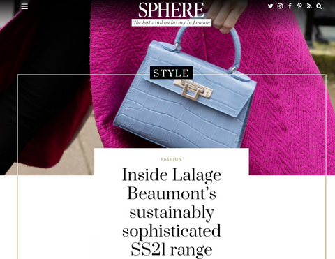 Lalage Beaumont, Luxury handbags in chic