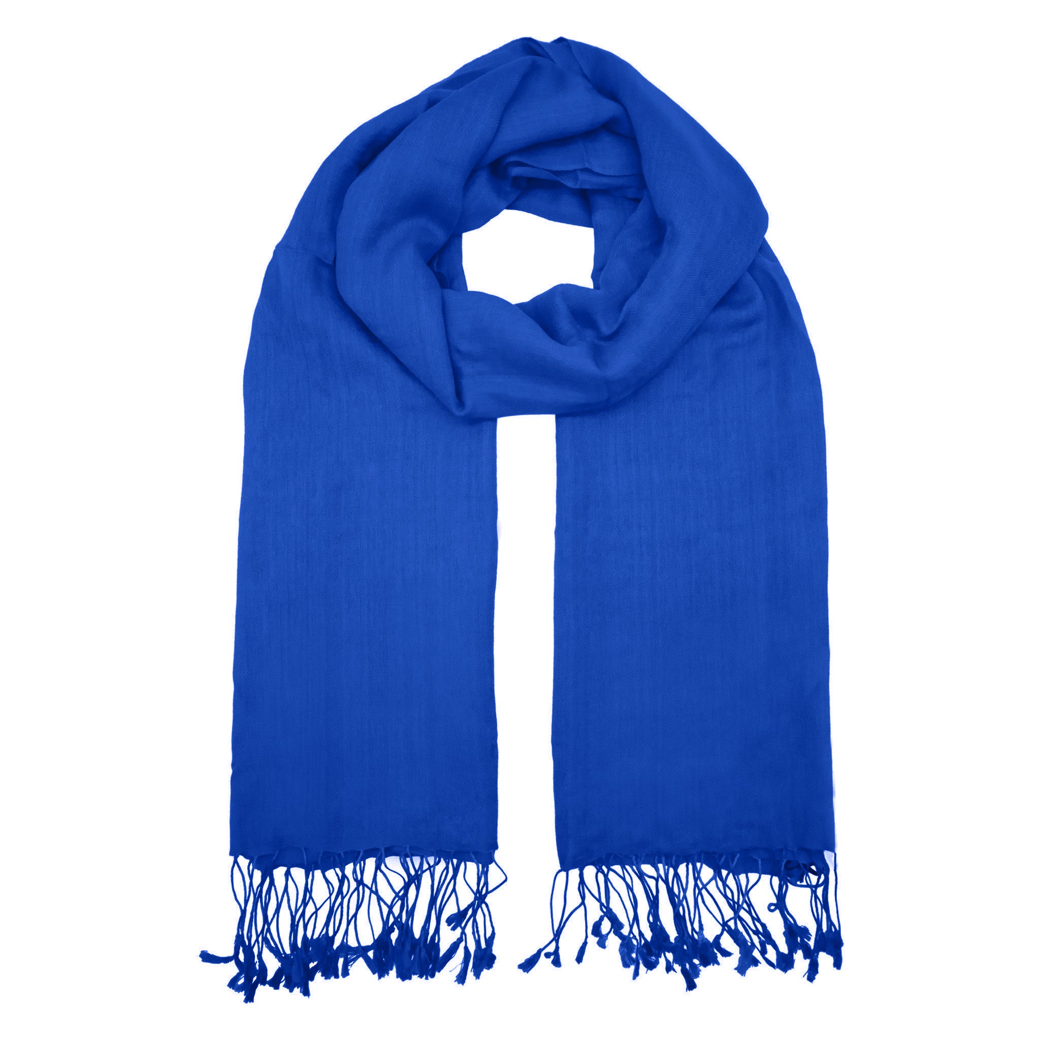 Silk/Wool Stole - Sapphire