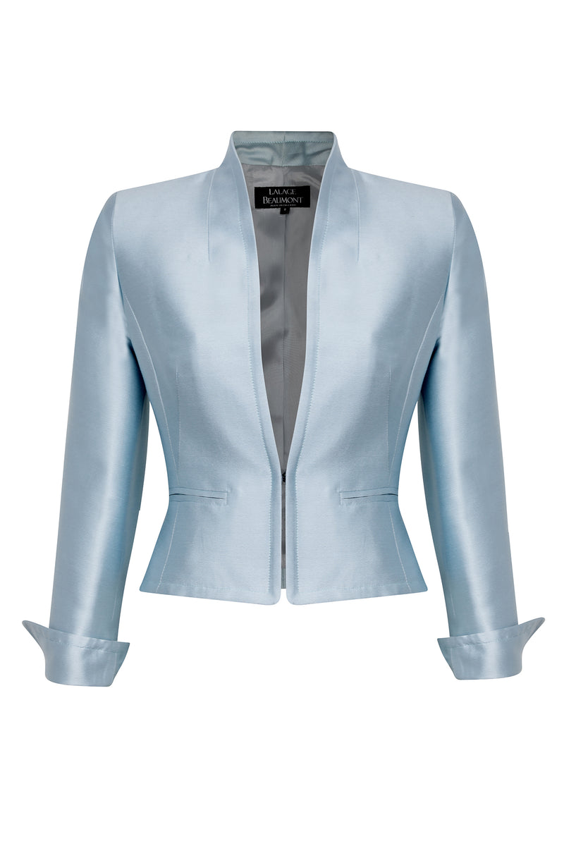 pale blue short jacket