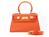 Maya Mignon Alce Leather Handbag - Orange