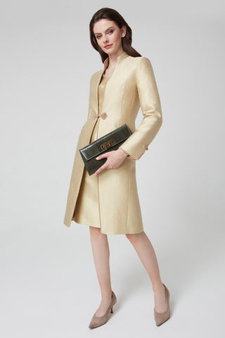 Corsicana Knot Cuff Reversible Trench Coat