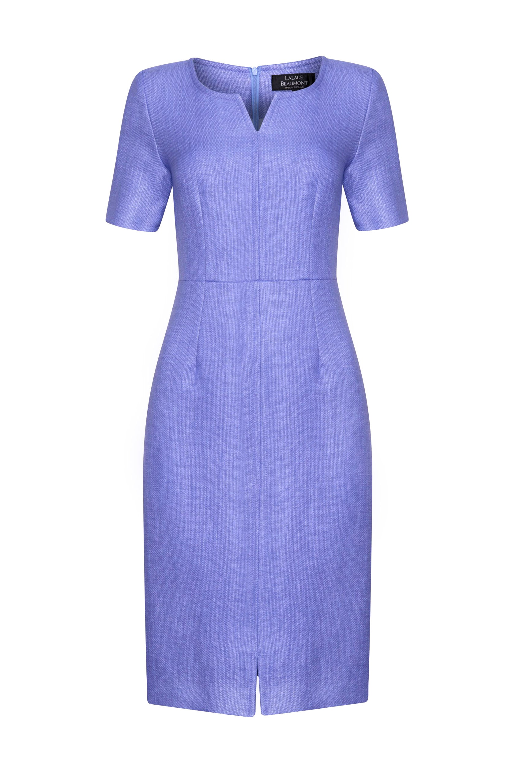 Shift Dress in Jacaranda Raffia-Weave - Eve