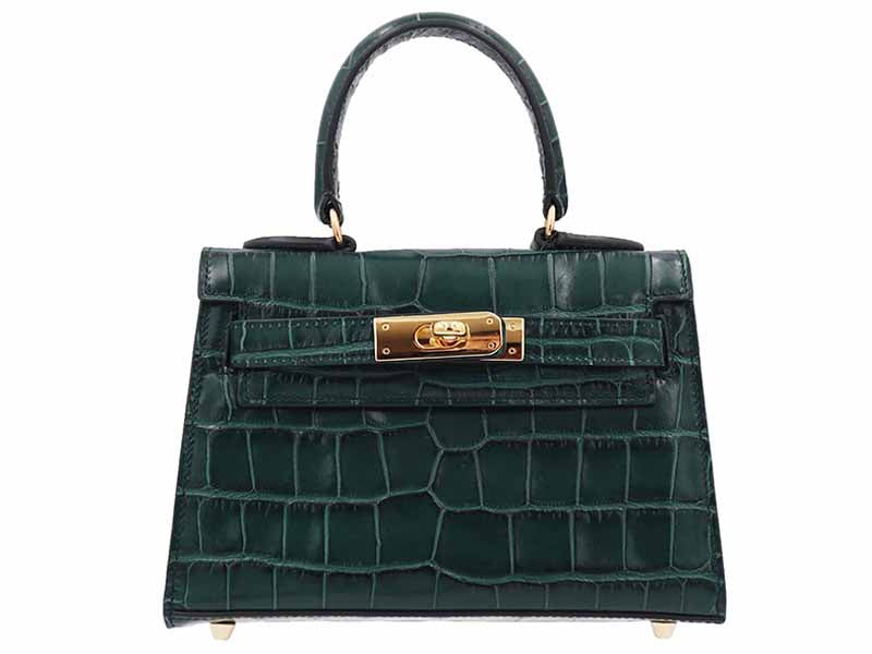 Manon Mignon Croc Print Black | Lalage