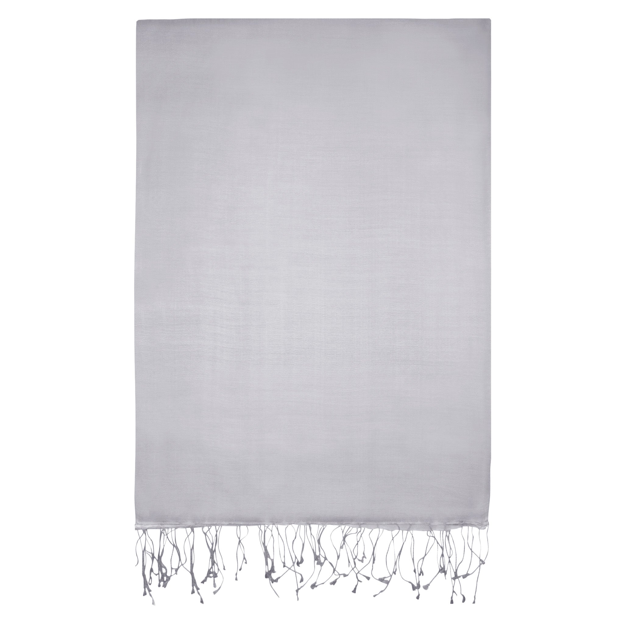 Silk Stole - Pale Grey