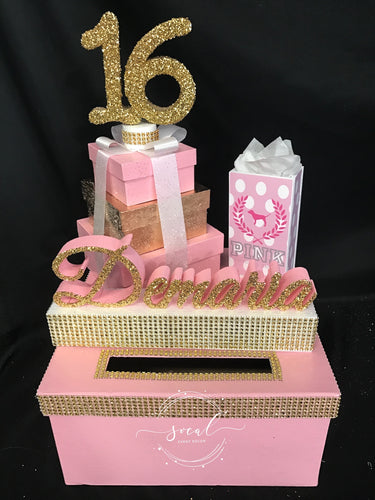 Shopping and Fashion Themed Centerpieces for Sweet 16, 21st, 30th
