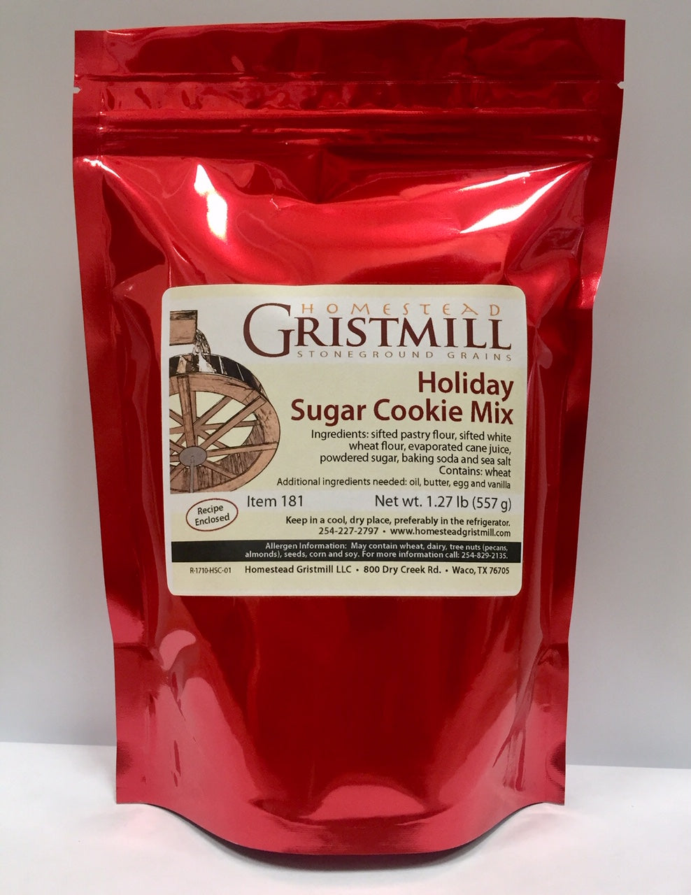 Holiday Sugar Cookie Mix - Homestead Gristmill