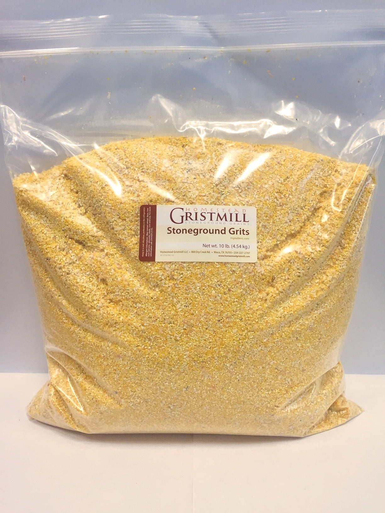 Stoneground Yellow Corn Grits Homestead Gristmill