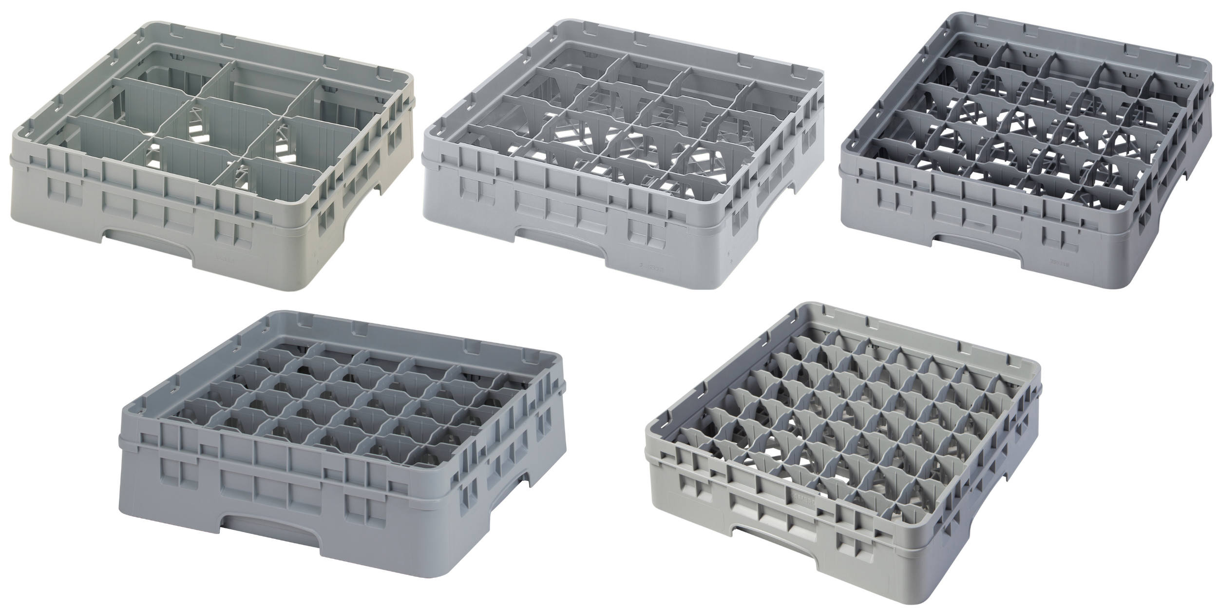 Cambro® Dishwashing Rack - Peg 9 x 9, Gray