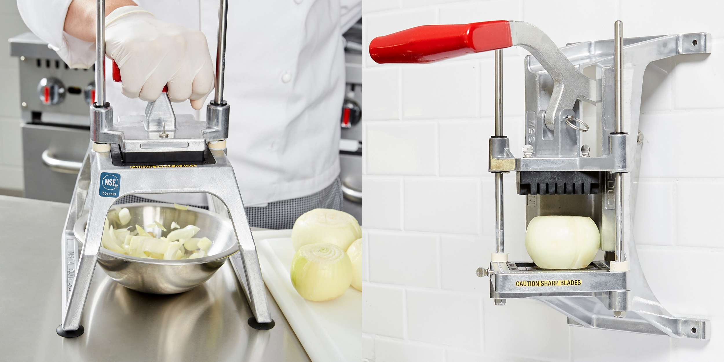 Counter versus wall mounted manual food processors