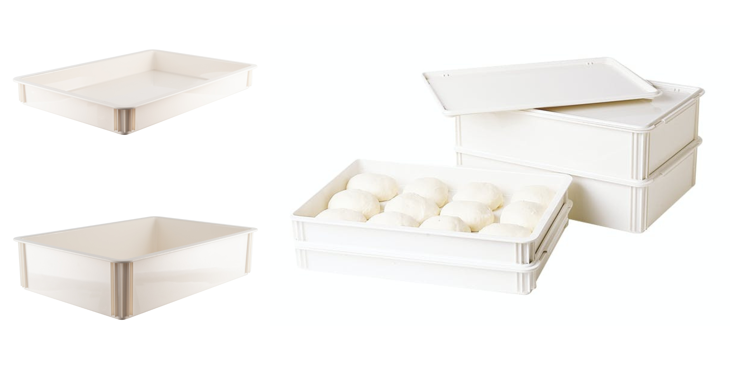 Commercial dough boxes