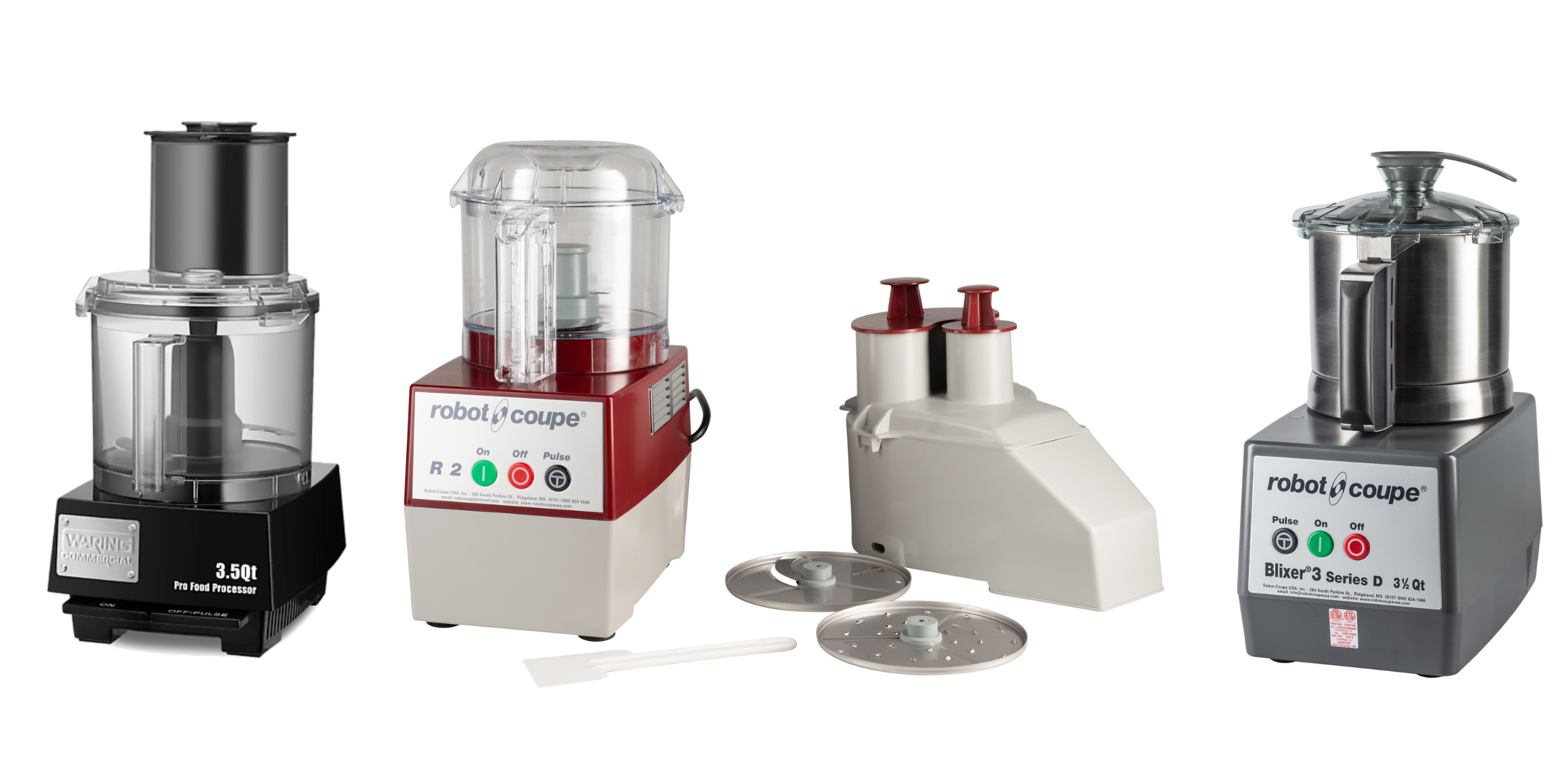 Batch bowl and combination food processors