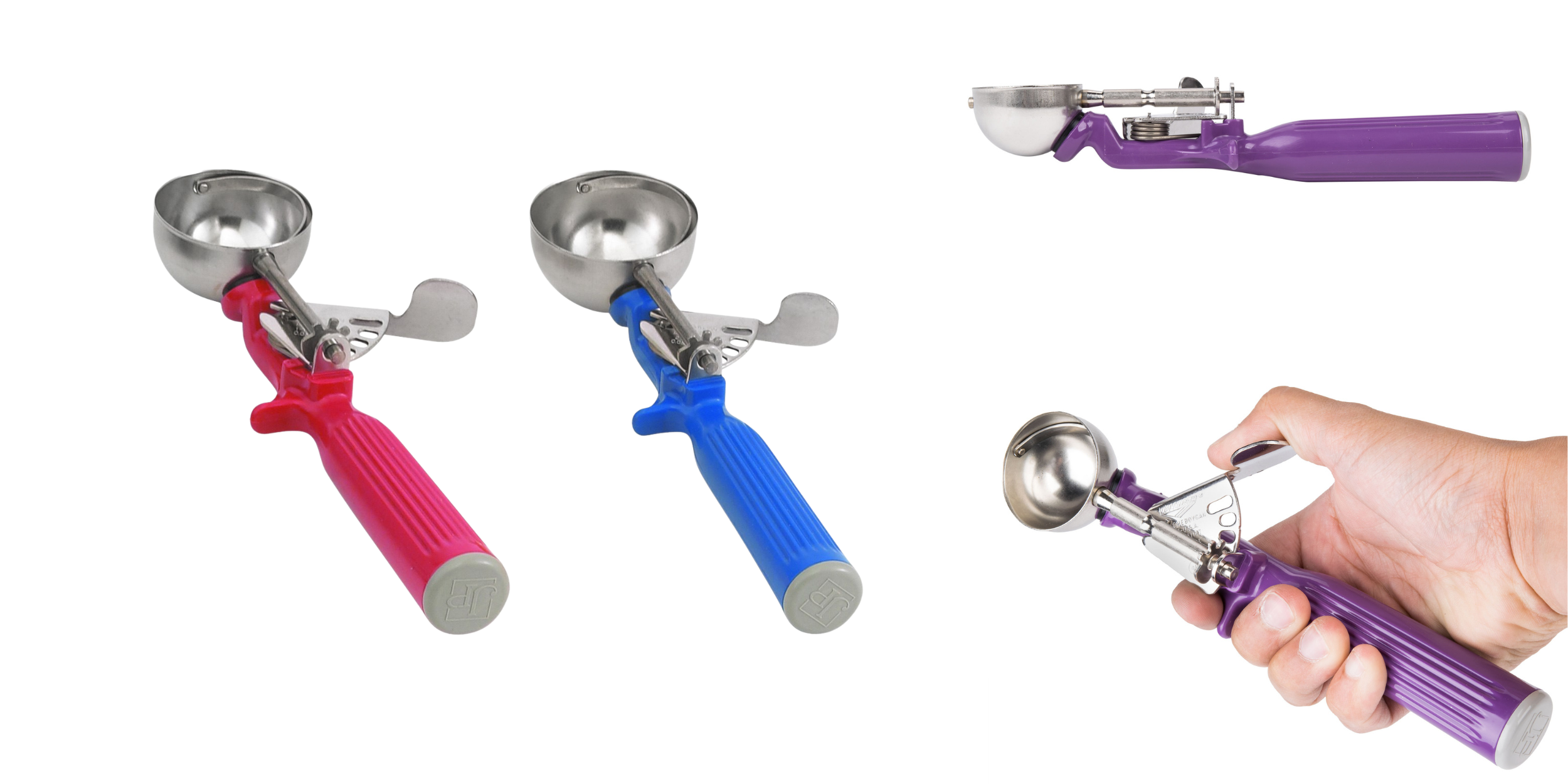Vollrath Color Coded One Piece Thumbpress Disher