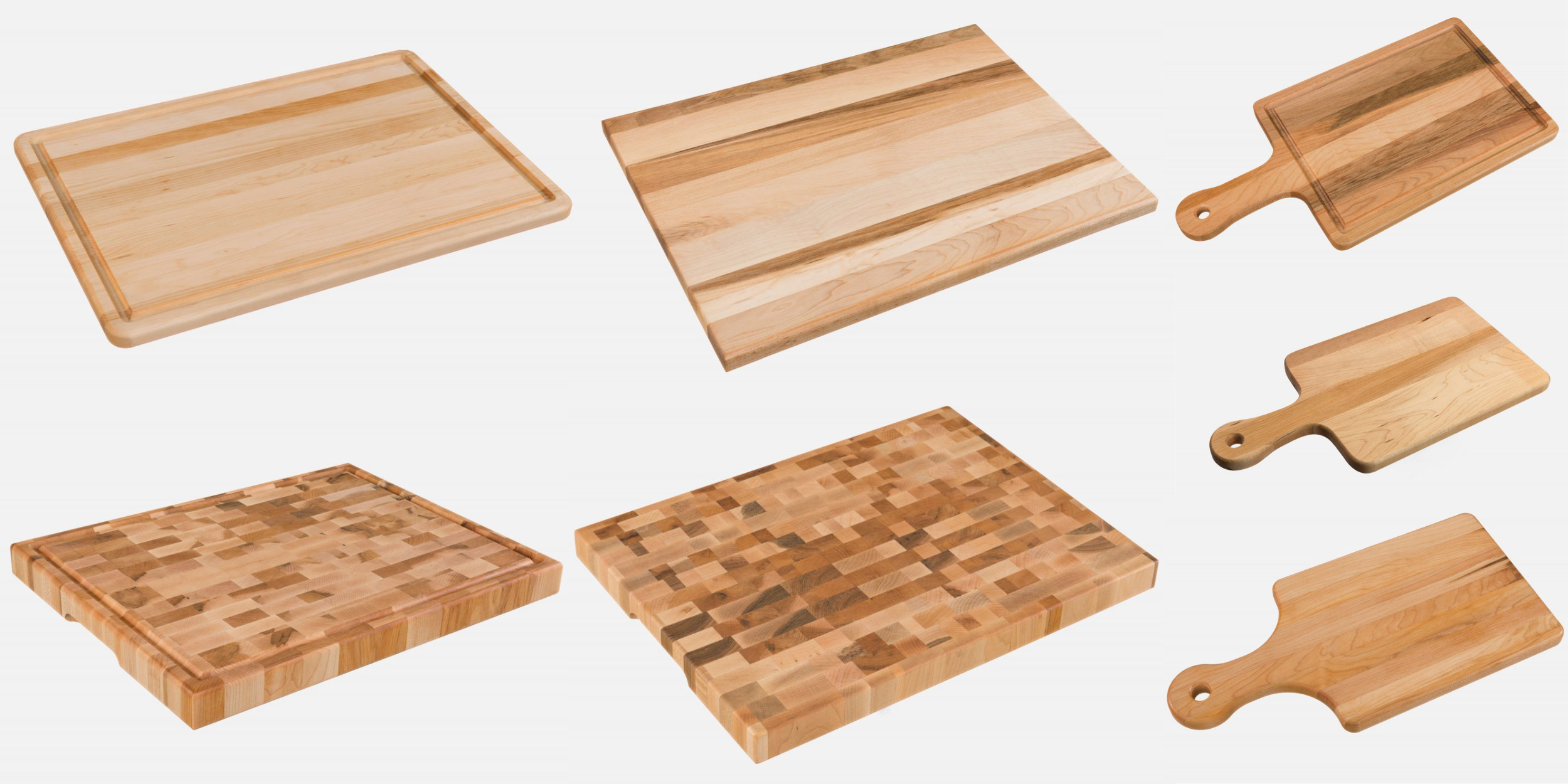 Types de planches à découper en bois
