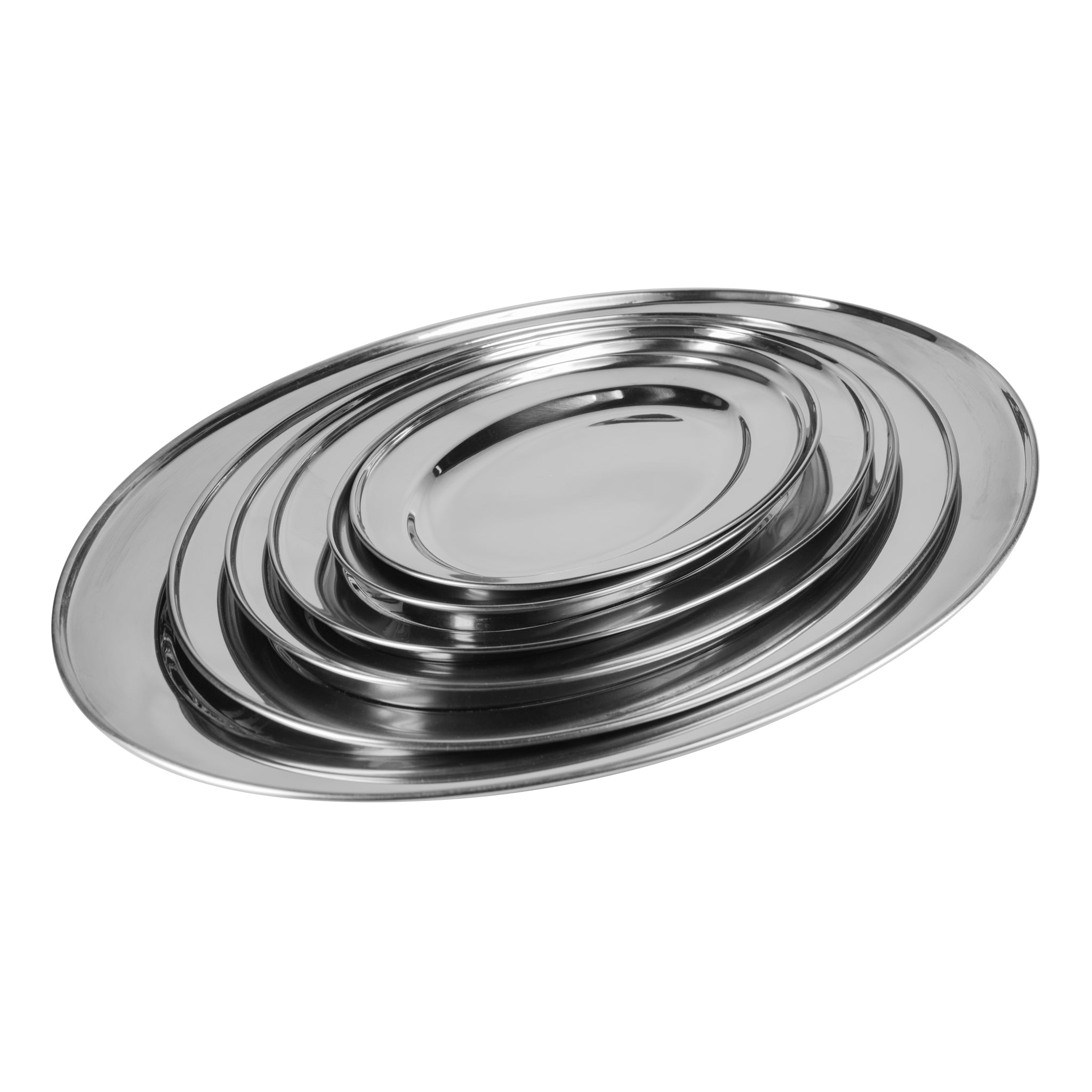 Stainless Steel Oval Platter, Large, 24 x 16-Inch Serving Platter by  Tezzorio