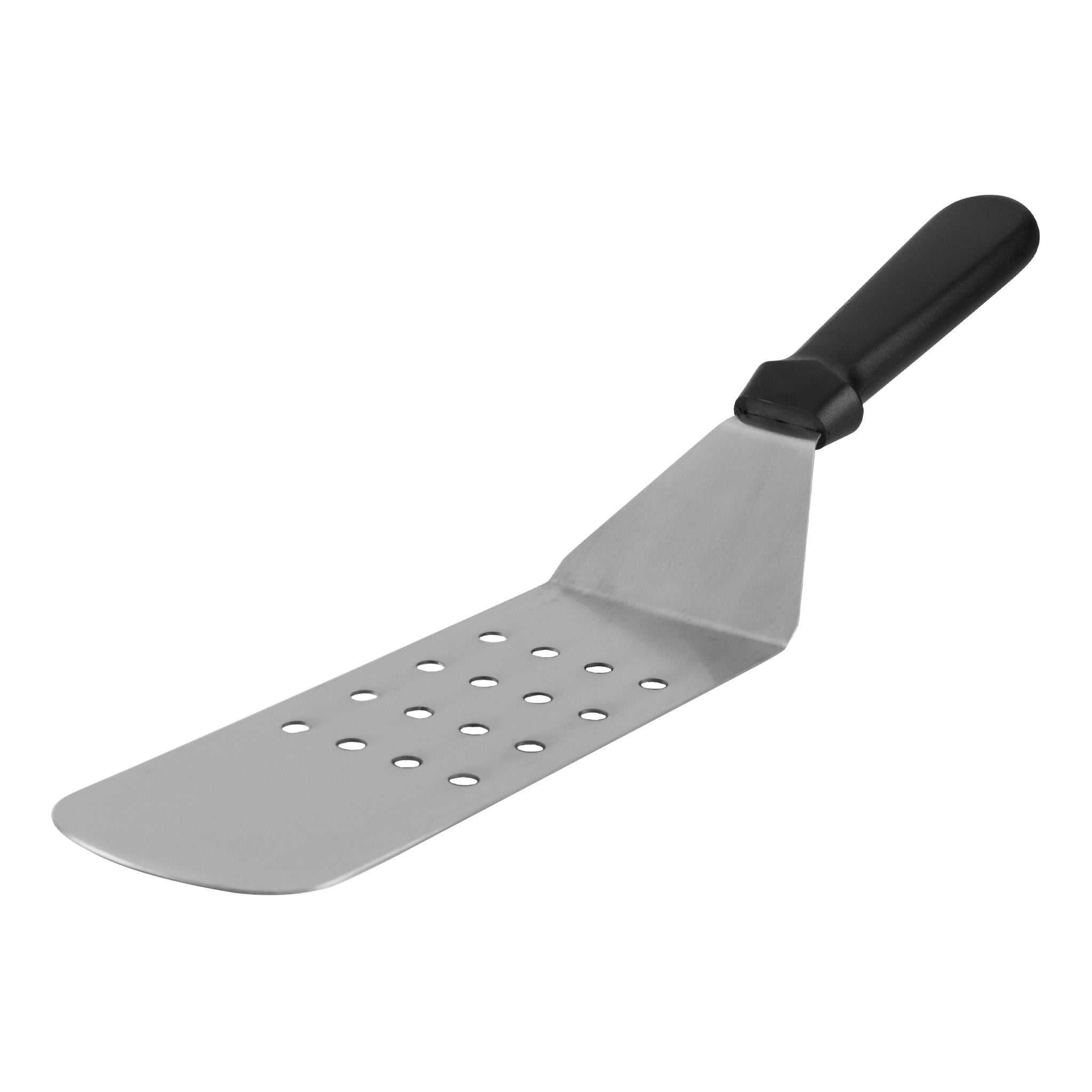 Pro Chef Kitchen Tools Stainless Steel Perforated Turner Spatula - Flipper  with Drain Hole to Cook and Serve Fish, Burgers, Eggs, Pancakes and Holes  Allow the Food to Easily Slide Off –