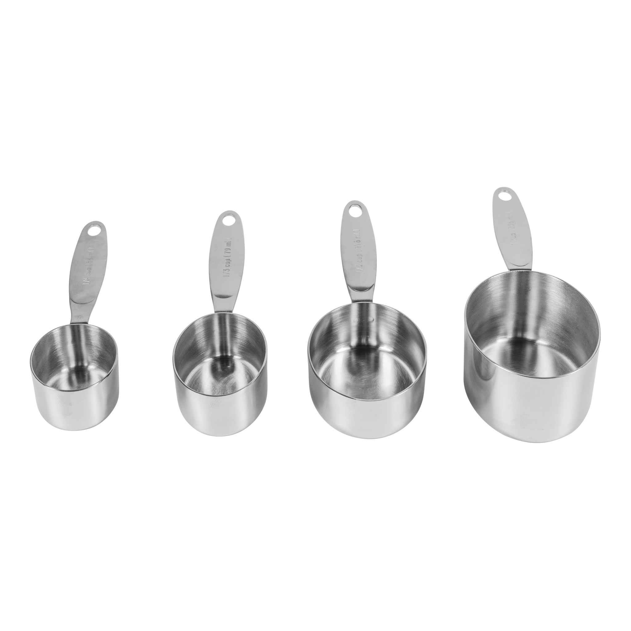 American Metalcraft 9-Piece Stainless Steel Measuring Cup Set with Wire  Handles