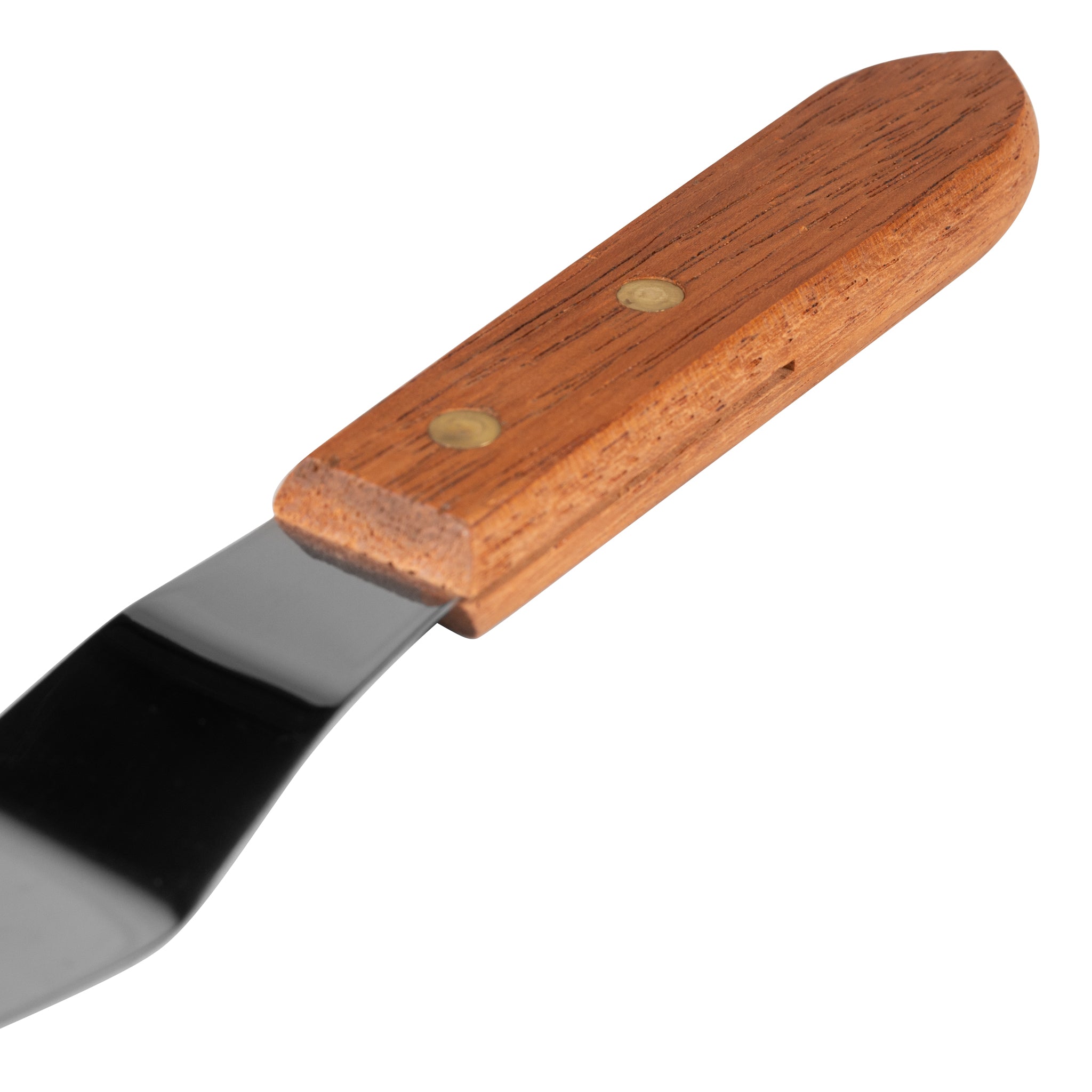 Ateco 1383 5 Blade Tapered Offset Baking / Icing Spatula with Wood Handle