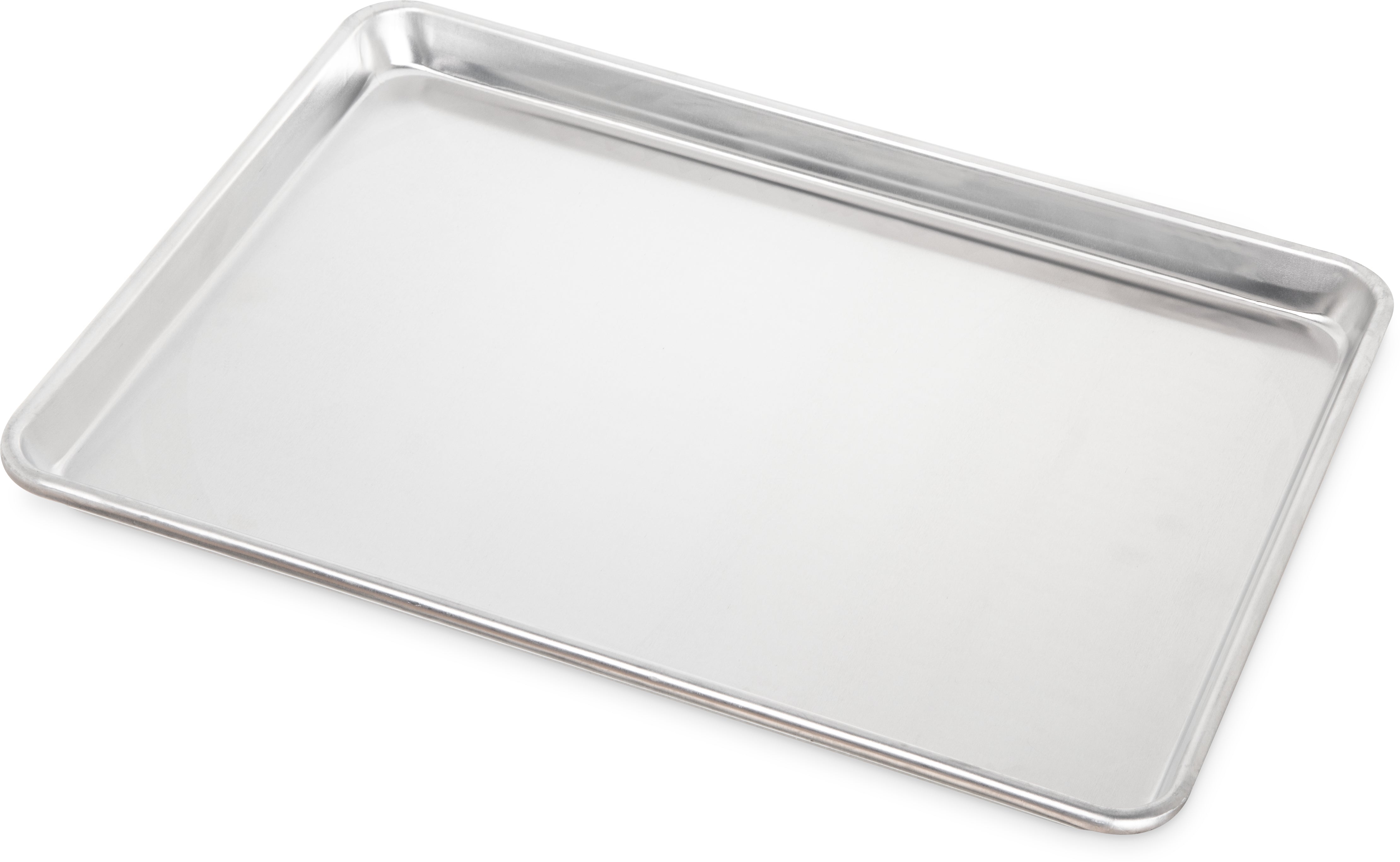 Baker's Mark Heavy-Duty Half Size 16 Gauge 13 x 18 Wire in Rim Aluminum  Bun / Sheet Pan