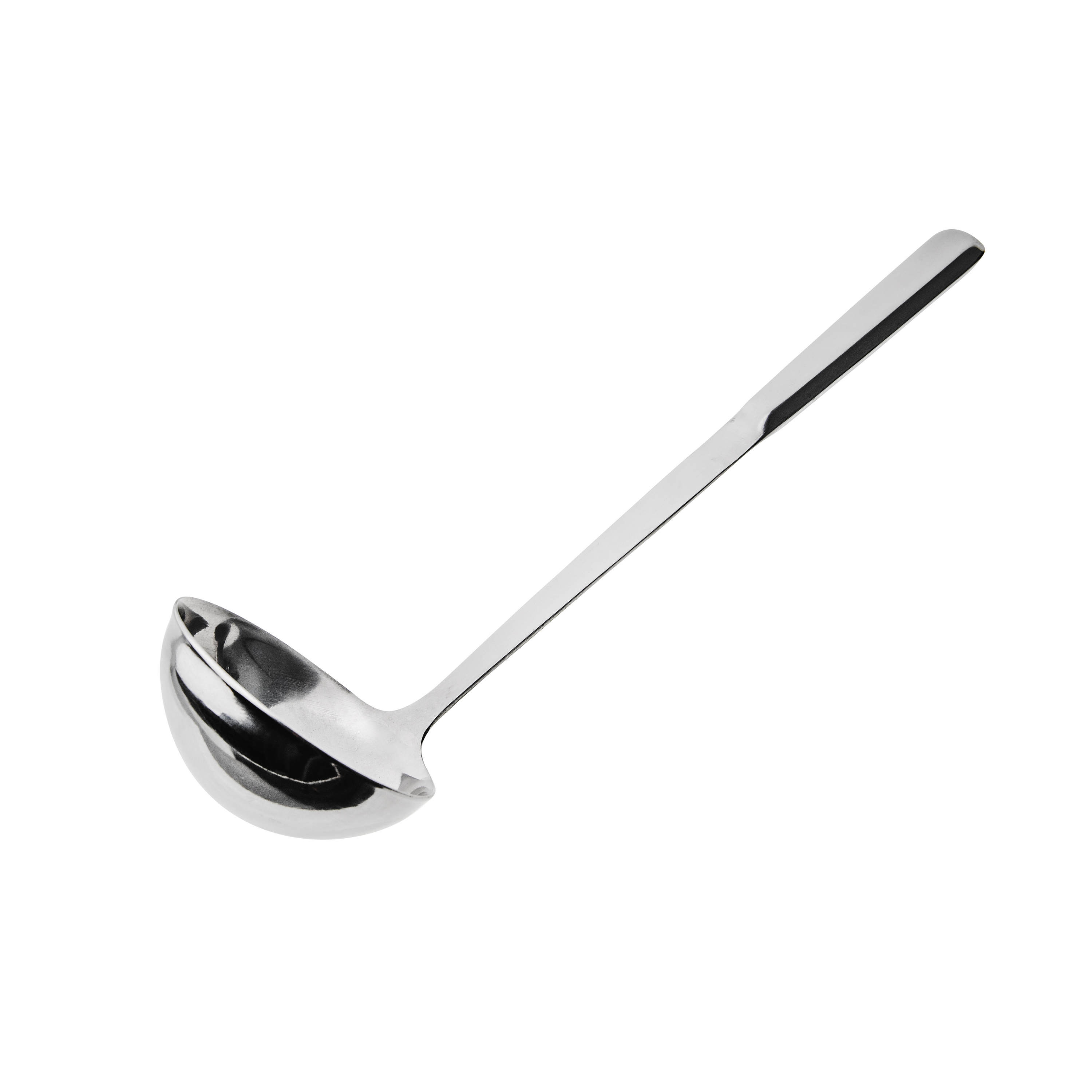 [Set of 4] Stainless Steel Soup Ladle - 4oz, 6oz, 8oz, 12oz One-Piece Sauce  Spatula with Hook Handles, Commercial Grade Serving Spoon, Kitchen Tool