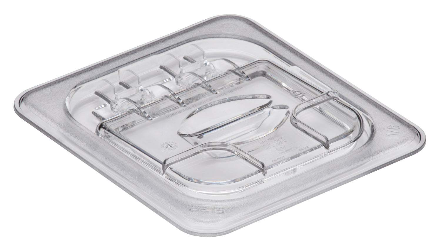 6 Pcs Polycarbonate Food Pan Lids With Handle, 1/6 Size Clear Hotel Pan Lid  Plastic Hotel Pan Cover For Restaurant Food Container And Storage, 6.9 X 6