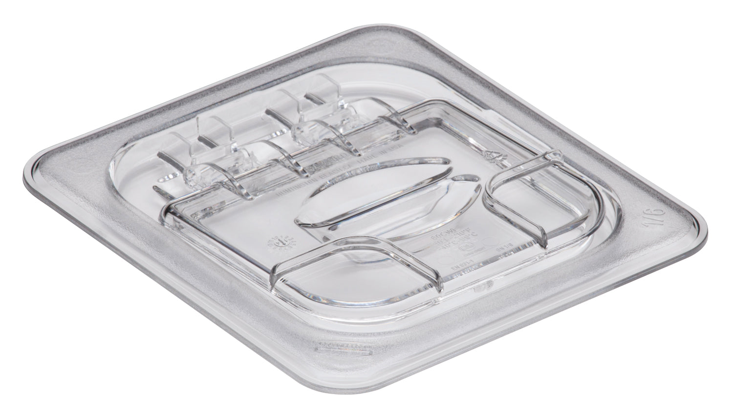 Rubbermaid Commercial Products Cold Food Insert Pan for  Restaurants/Kitchens/Cafeterias, 1/2 Size, 6 Inches Deep, Clear  (FG125P00CLR)