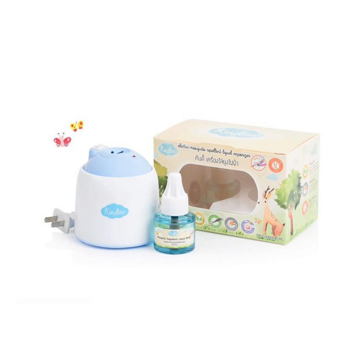 Kindee Electric Mosquito Repellent Liquid Vaporizer – NATURALLYBABYPH CO.