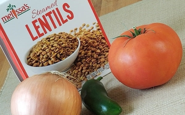 Ingredients for Mom's Lentil's Soup
