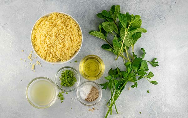 Lime, Parsley and Mint Couscous