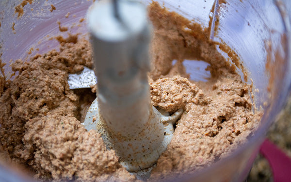 Transfer mixture to a medium bowl and stir in chopped cilantro and salt. If mixture is too thick, you can add a tablespoon or two of water. 