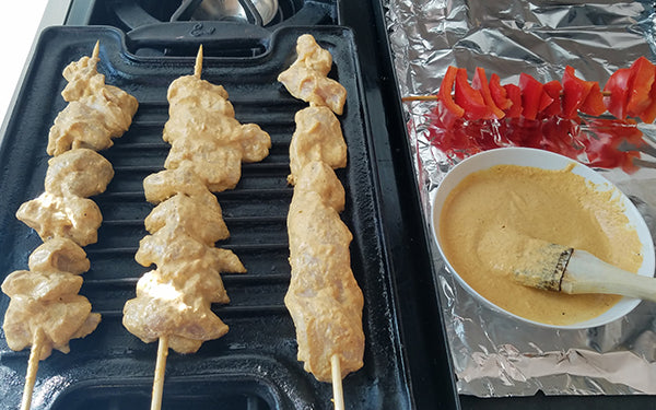 Image of Chicken on grill