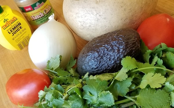 Ingredients for Spicy Jicama Finger Rolls