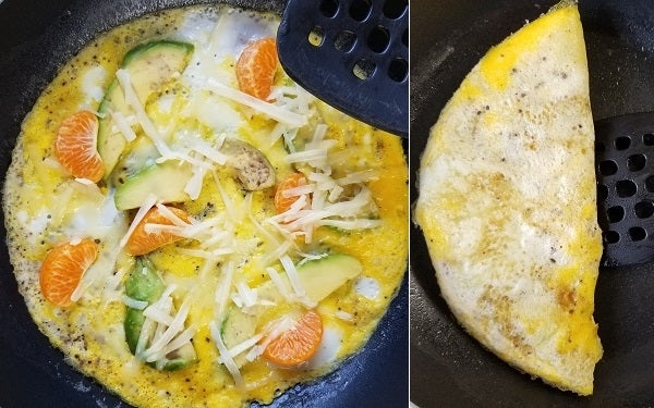 Image of Omelet cooking
