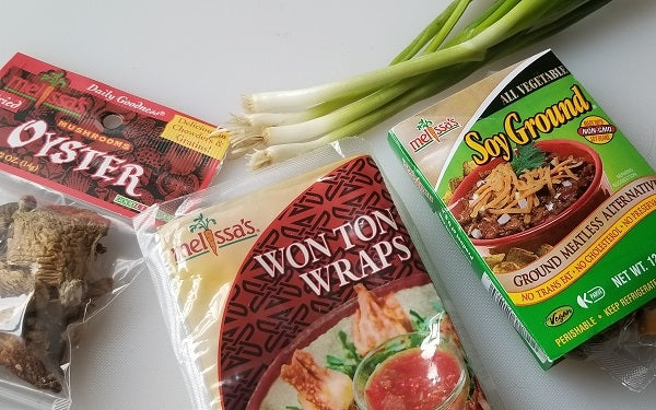 Ingredients for Soy Won Tons