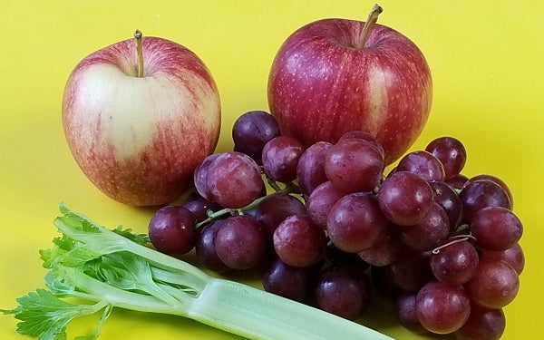 Ingredients for Apple-Grape Gelatin Pie