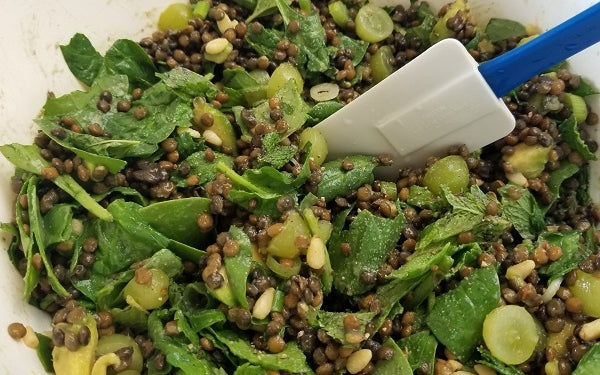 Combine all the ingredients in Steps 1 and 2 in a large salad bowl, then gently fold in the Lentils, season with salt & pepper, and mix thoroughly. 