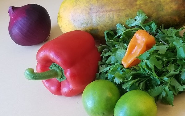 Ingredients for Papaya Salsa