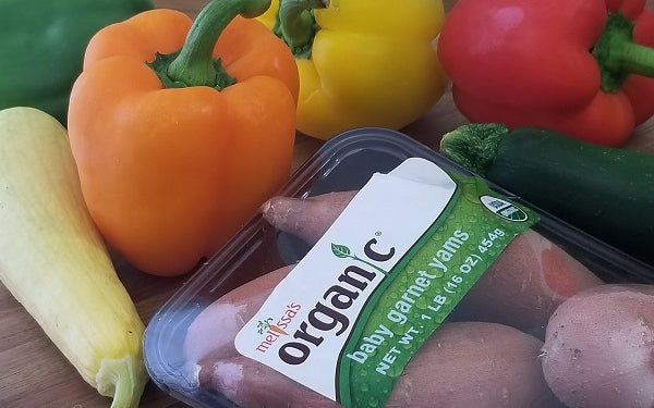 Image of ingredients for Salt Roasted Baby Yam Medley and Grilled Veggies