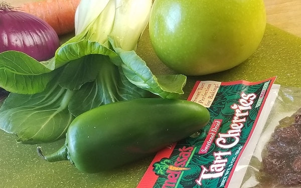 Ingredients for Baby Bok Choy Slaw