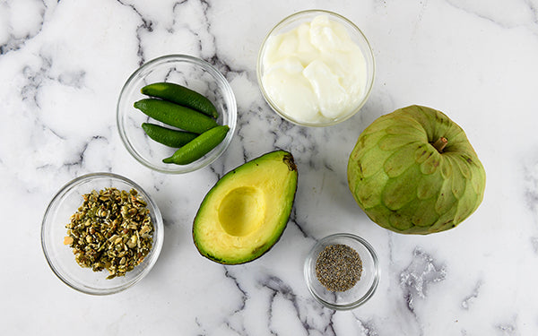 Ingredients for Cherimoya Pudding