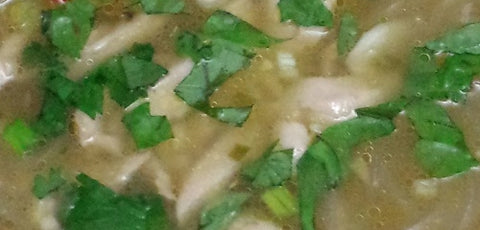 Image of Sprinkle with cilantro, onion, and basil