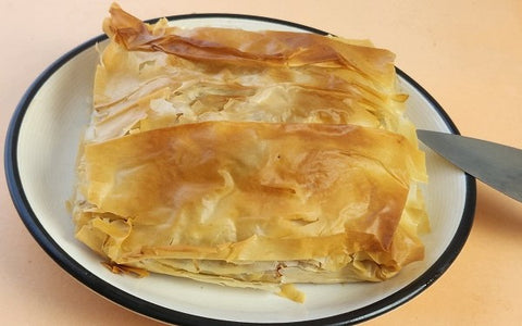 Image of Yam & Chestnut Filo Wrap