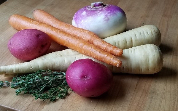 Ingredients for Glazed Roasted Root Vegetables