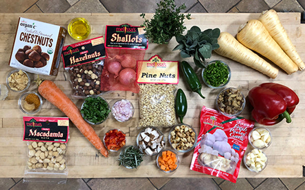 Ingredients for Savory Holiday Loaf