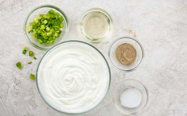 Ingredients for Sour Cream