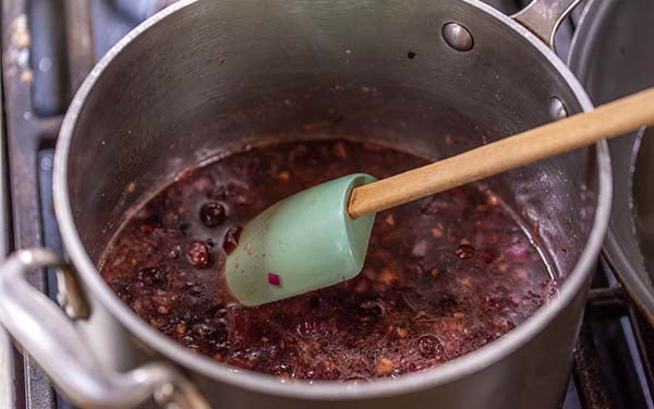 Sauté the onion in the vegetable oil about 3 minutes. Add the ginger and sauté another minute.