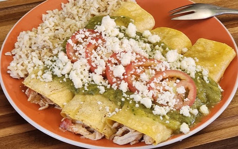 Image of Enchiladas with Green Salsa