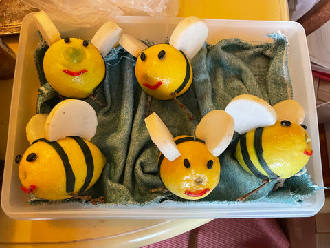 Image of lemon bees