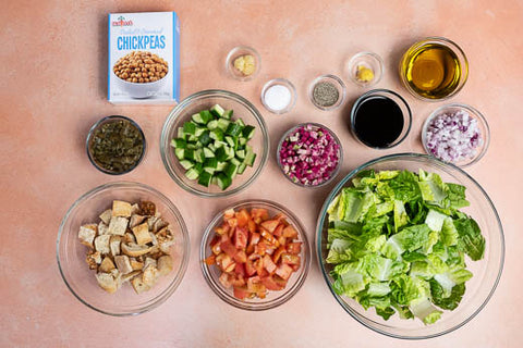 Image of Summer Bread Salad Ingredients
