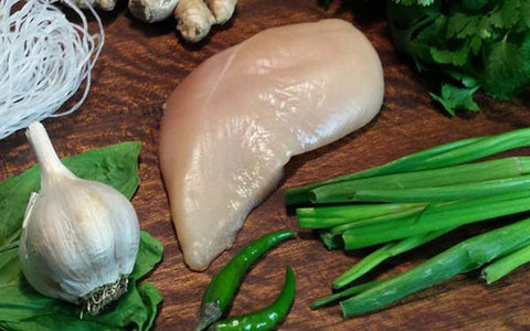 Image of Ingredients for Thai Chicken Noodle Soup