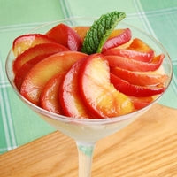 Image of Chai Tarts with Glazed Peaches